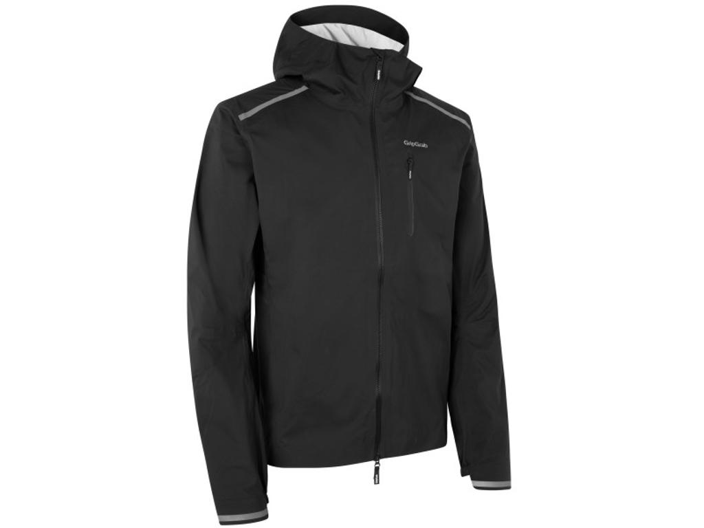 GripGrab ElementShield - Vandtæt cykeljakke - Letvægt - Sort