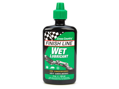 Olie Finish Line Cross Country Wet 120ml drypflaske grøn