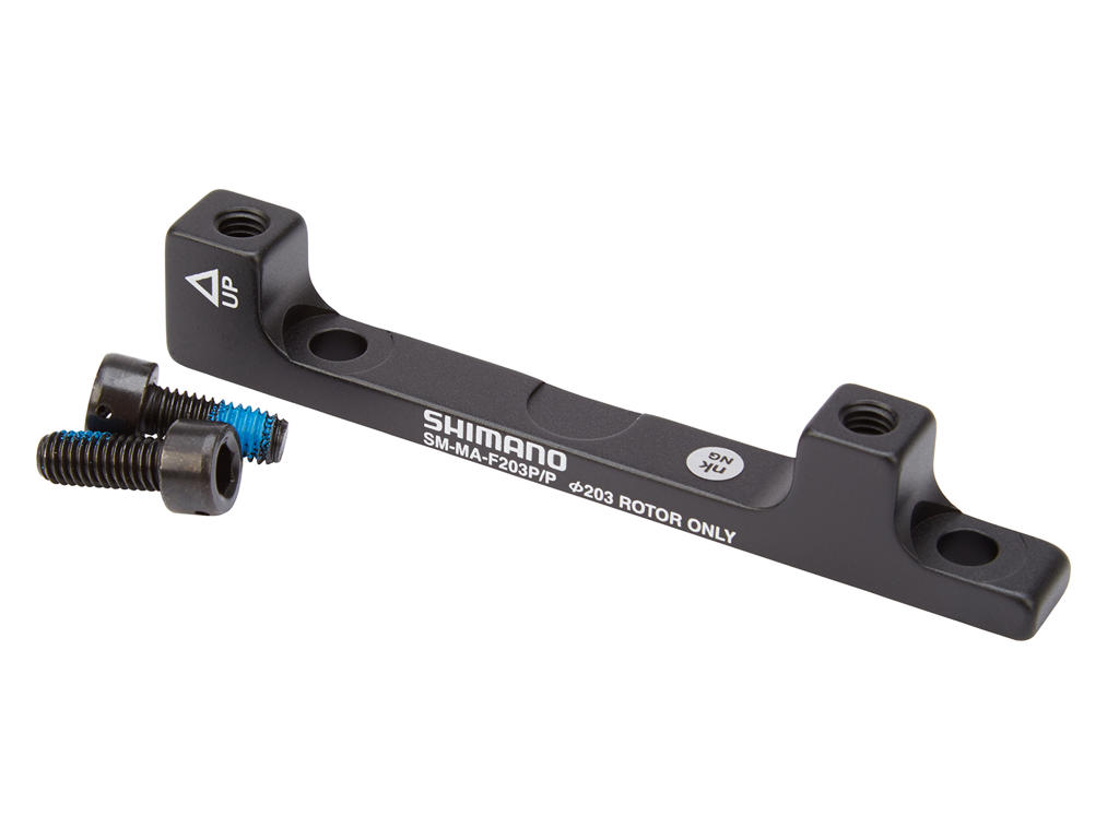 Shimano Adapter til forbremsekaliber - 203mm rotor - Post/Post