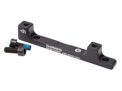 Shimano Adapter til forbremsekaliber - 203mm rotor - Post/Post