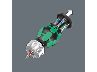 Wera Bicycle Set 5 Stubby Bit Skruetrækker med Skralde