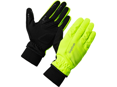 GripGrab Ride 2 vinterhandsker vindtæt Hi-Vis Yellow (Størrelse: X-Small)