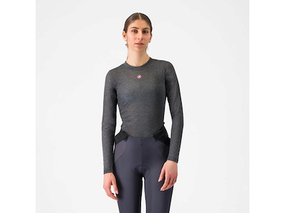 Castelli Medio Women's Baselayer LS - Svedundertrøje - Dame - Melange Gray