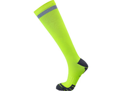 Endurance Torent Reflective Long - Løbestrømper m. kompression - Safety Yellow -  Str. 39/
