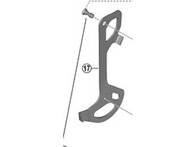 Shimano XTR Inderplade SGS til bagskifter model RD-M9250