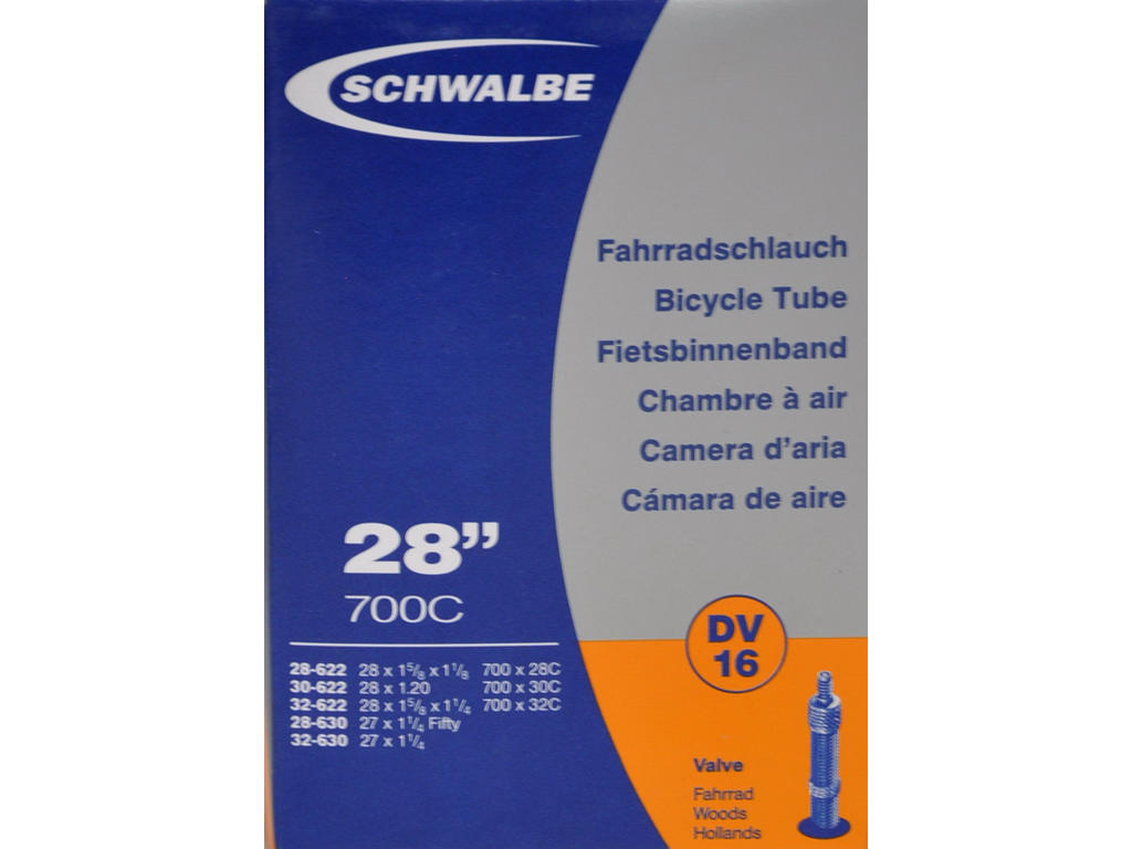 Schwalbe slange 700 x 18-62c - 40mm Dunlop ventil - DV15-19