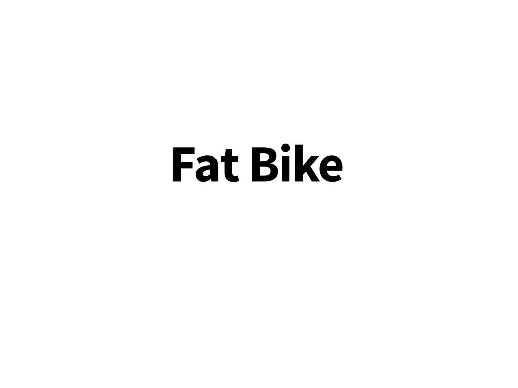 Geardrop til Fat Bike cykler