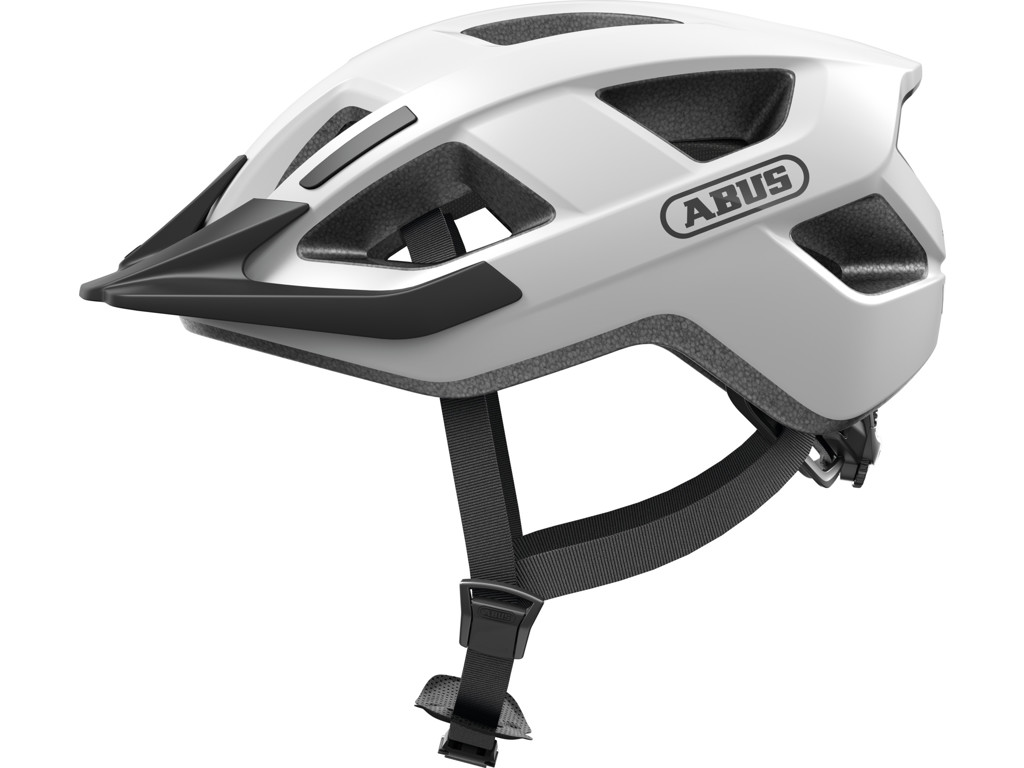 Abus Aduro 3.0 LED - Cykelhjelm - Str. 51-55 cm - Polar White