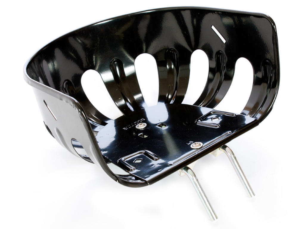 Barnesæde Bulldog Oversize Sort til herrecykel