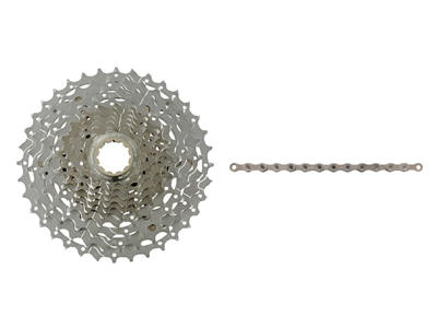 Shimano XT kassette og kæde - 10 gear kassette 11-36 tands samt HG95 kæde