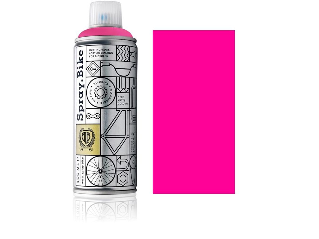 Spray.Bike spraymaling 400 ml fluorescerende pink