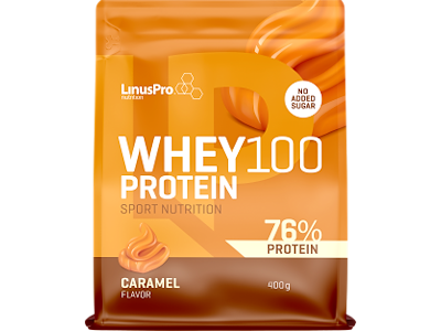 LinusPro Whey100 - Karamel - 400g