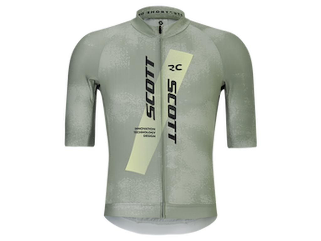 SCOTT RC Pro - Cykeltrøje - Korte ærmer - Herre - Grå/Gul - Str. XL