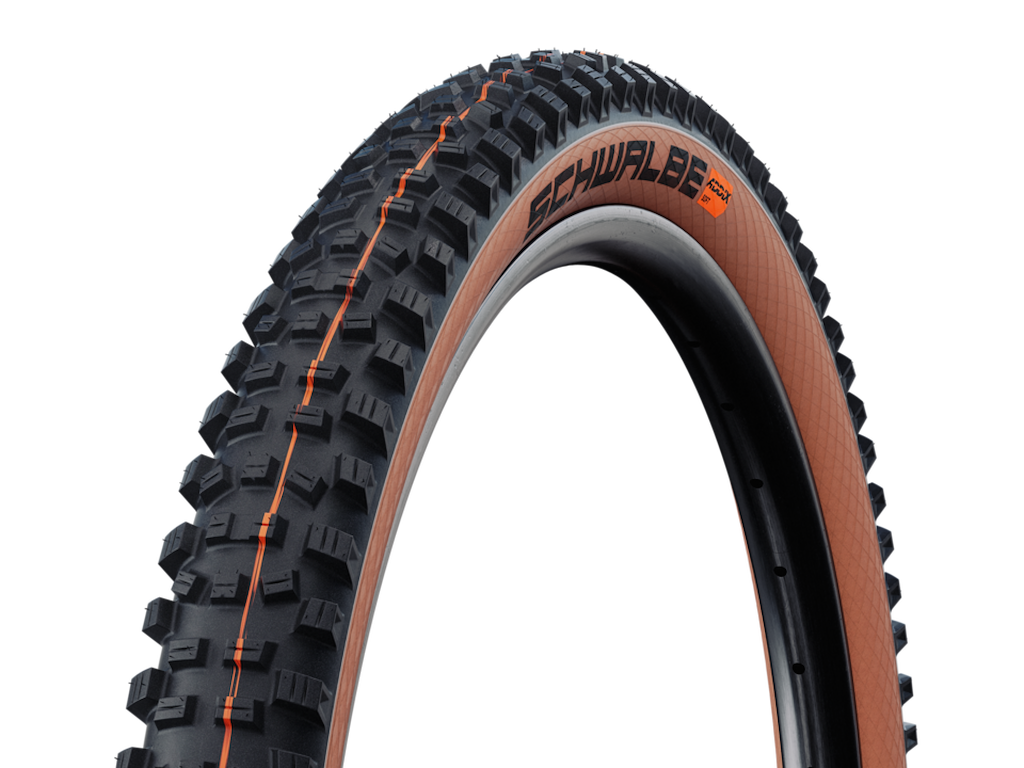 Schwalbe Hans Dampf Super Trail TLE Speedgrip foldedæk 27,5x2,60 (65-584) E-25 - Bronze