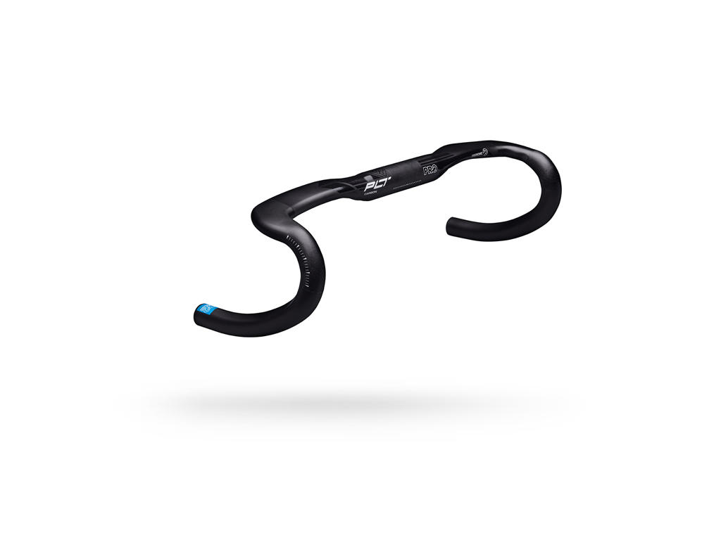 PRO PLT Ergo Carbon - Styr ergonomisk - Sort - 42cm bred - 31,8mm
