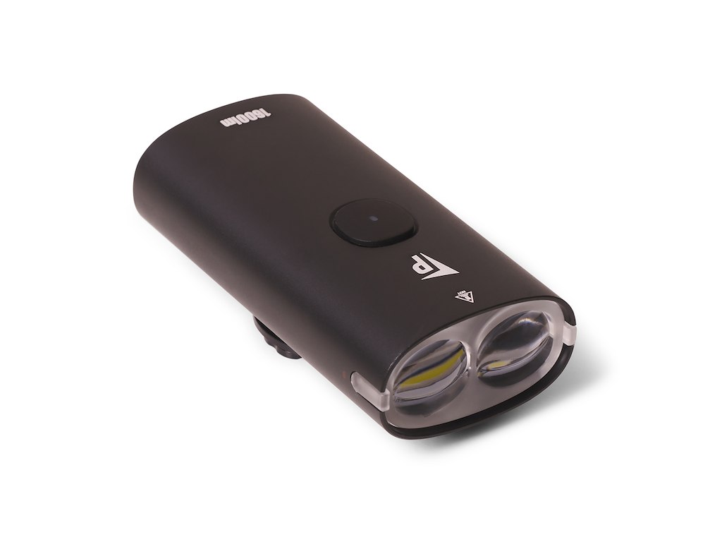 Pathtaker forlygte med 1600 lumen genopladelig - med lygteholder og beslag til Garmin