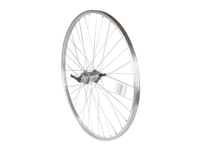 Schürmann 700c baghjul - Aluminiumsfælg - Shimano Nexus 3 gear - Sølv