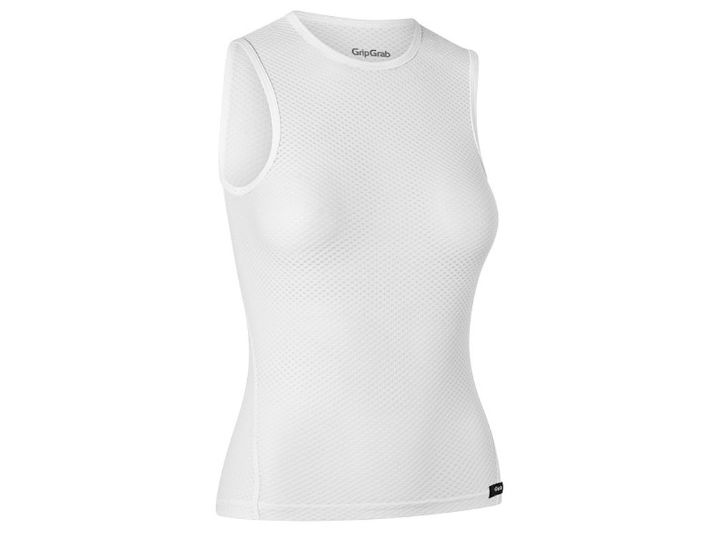 GripGrab Ultralight Mesh Ærmeløs Baselayer Dame Hvid (Størrelse: X-Small)