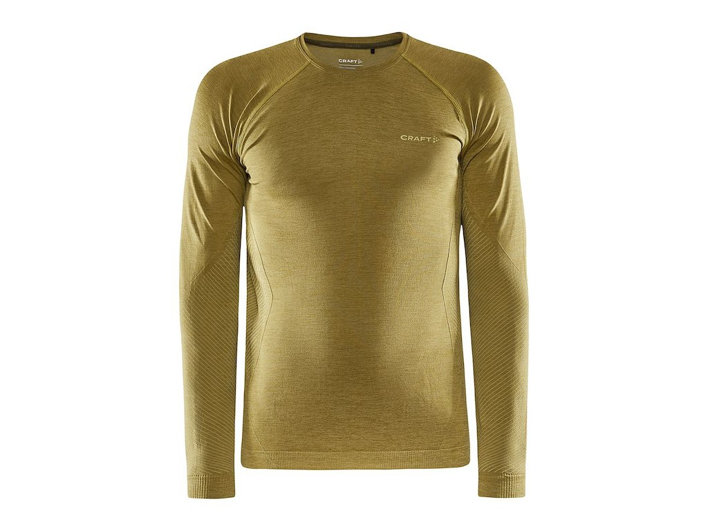 Craft Core Dry Active Comfort Langærmet Baselayer Gul (Størrelse: Small)