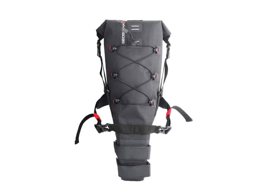 Geosmina Sadeltaske - Vandtæt - 10 L - Sort