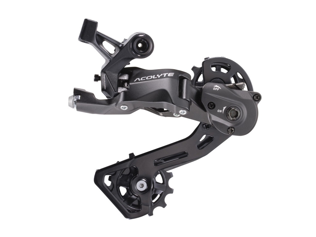 Microshift Acolyte - Bagskifter med kobling til 1 x 8 gear - Medium laske - Til Microshift Acolyte g