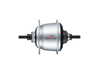 Shimano Nexus - Bagnav med 5 gear - 187mm aksel, til 32 eger - sølv - SG-C7000-5D til skivebremse
