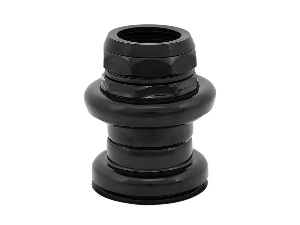 FORCE styrfittings med gevind 22,2mm 1'' stål - Sort