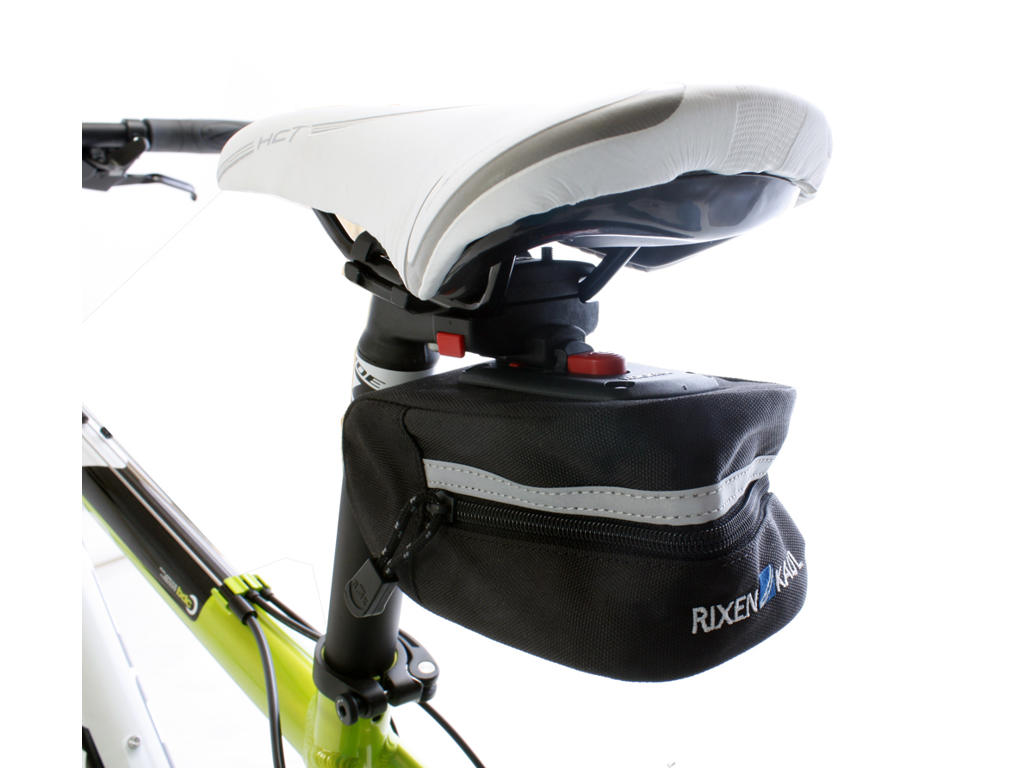 Klickfix - Sadeltaske - Sort 0,8 liter 