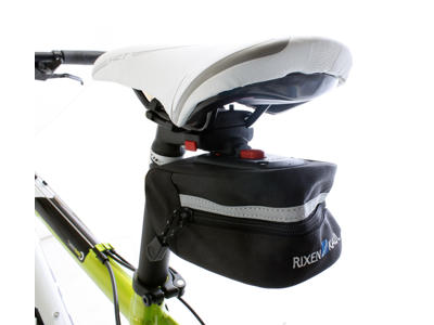 Klickfix - Sadeltaske - Sort 0,8 liter 