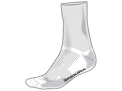 Endura PRO SL Sock - Cykelstrømper - Hvid