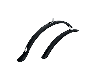 FORCE Skærmsæt 26 - 28" - Plastik - Sort