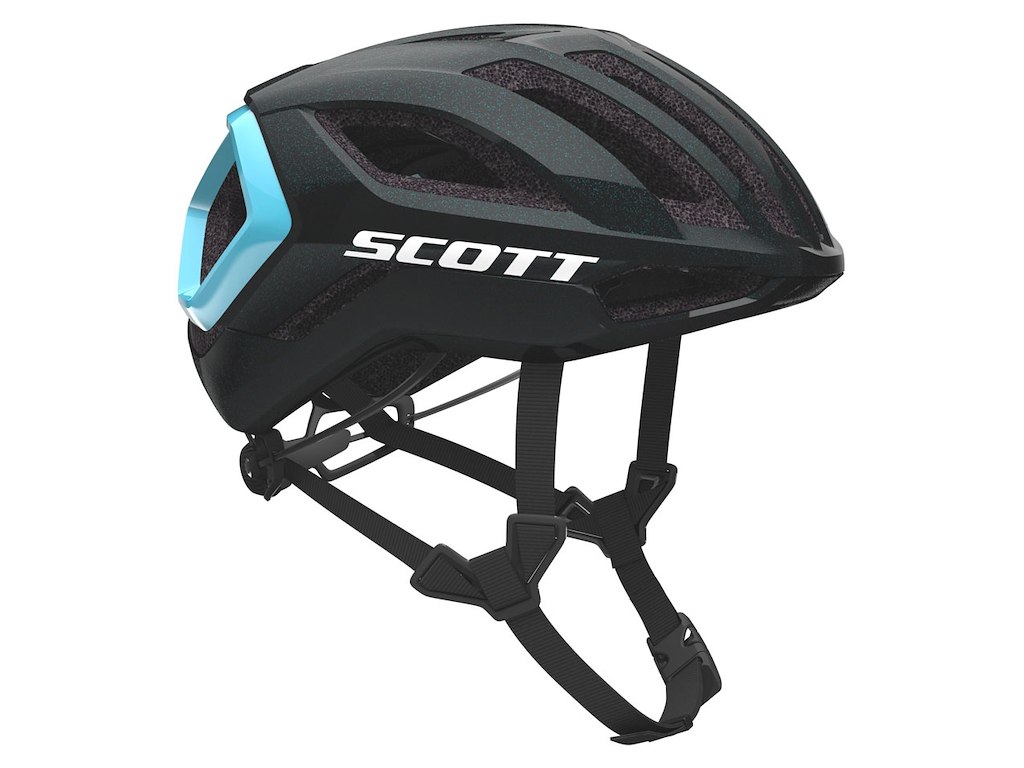 Scott Centric Plus Cykelhjelm Black Light Blue 51-55 cm Scott Centric Plus Cykelhjelm Black Light Blue 51-55 cm