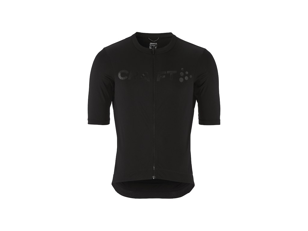 CRAFT Endur Logo Jersey - Cykeltrøje - Korte ærmer - Herre - Sort - Str. S