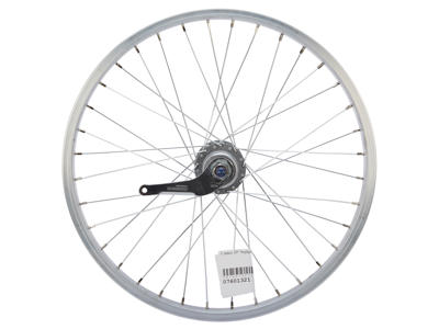 Contec 20" baghjul - Aluminiumsfælg - 19-406 - Shimano Nexus 3 gear -  Sølv