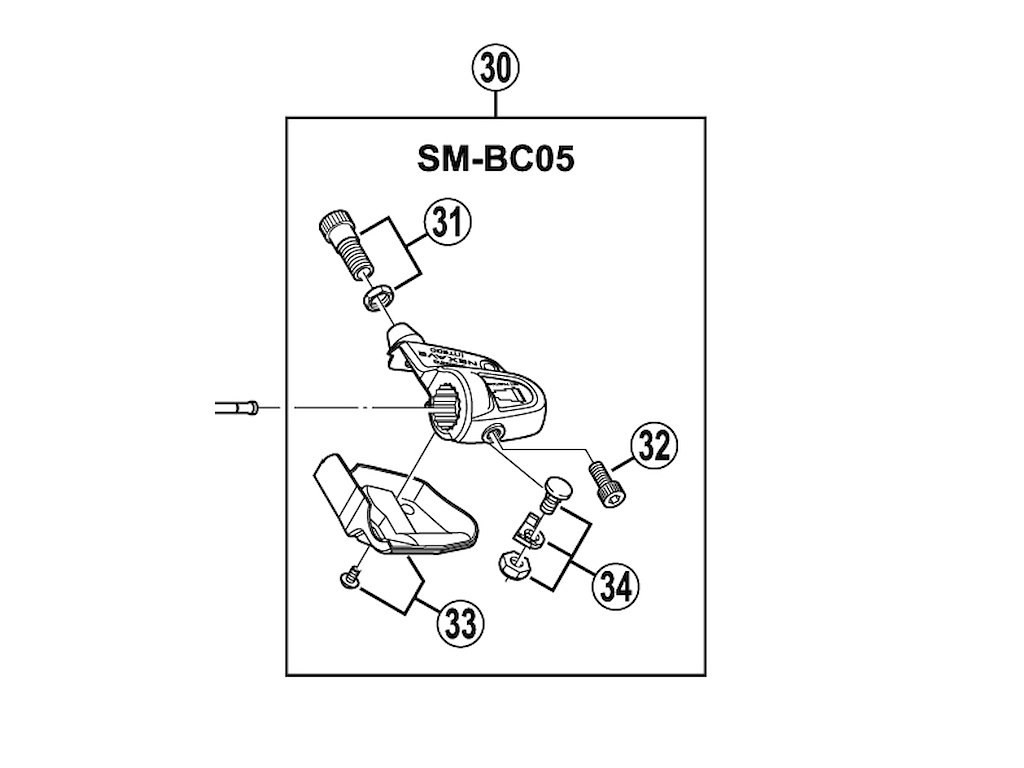 Shimano Nexave 3 skifteenhed SM-BC05