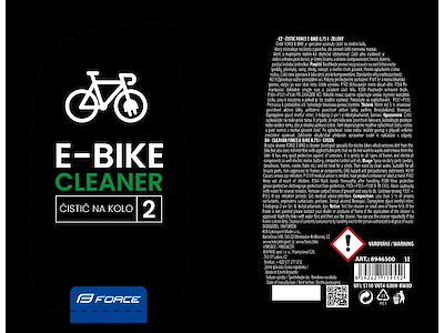 FORCE degreaser til E-Bike 0,75 liter pumpe flaske - Grøn væske