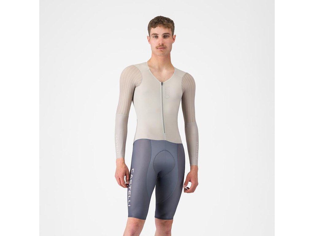 Castelli Body Paint V TT Speedsuit - Speedsuit - Lange Ærmer - Herre - Silver Moon/Clay/Smoky Gray - Castelli Body Paint V TT Speedsuit - Speedsuit - Lange Ærmer - Herre - Silver Moon/Clay/Smoky Gray -
