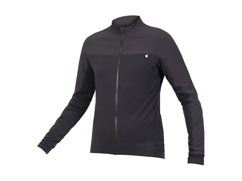 Endura GV500 Merino Jersey - Lange ærmer - Herre - Sort - Str. S
