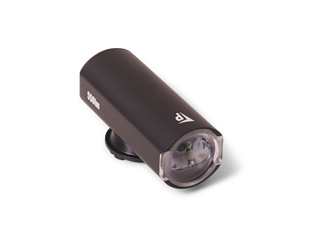 Pathtaker forlygte med 550 lumen genopladelig - med lygteholder og beslag til Garmin