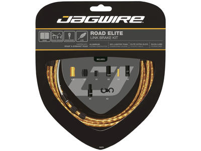 Jagwire - Road Elite - bremsekabel sæt til Road - Guld