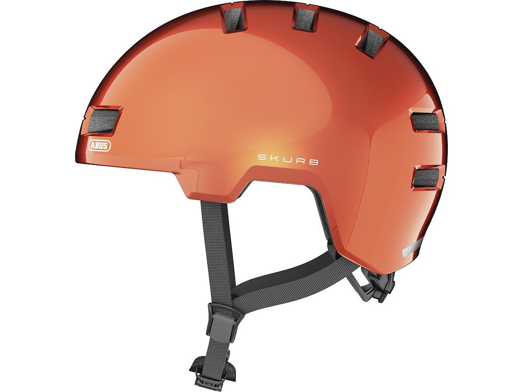 Abus Skurb Cykelhjelm Goldfish Orange str. 52-56 cm Abus Skurb Cykelhjelm Goldfish Orange str. 52-56 cm