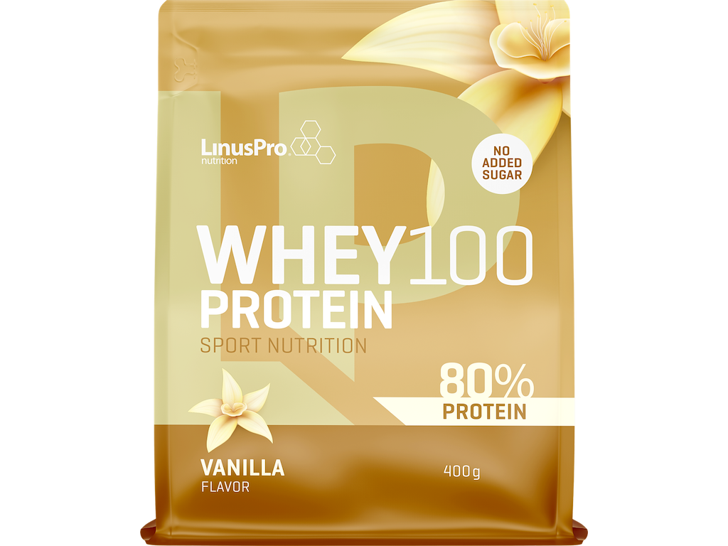 LinusPro Whey100 - Vanilje - 400g