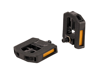 Ergotec EP-F Pedaler foldbar skridsikker - Sort