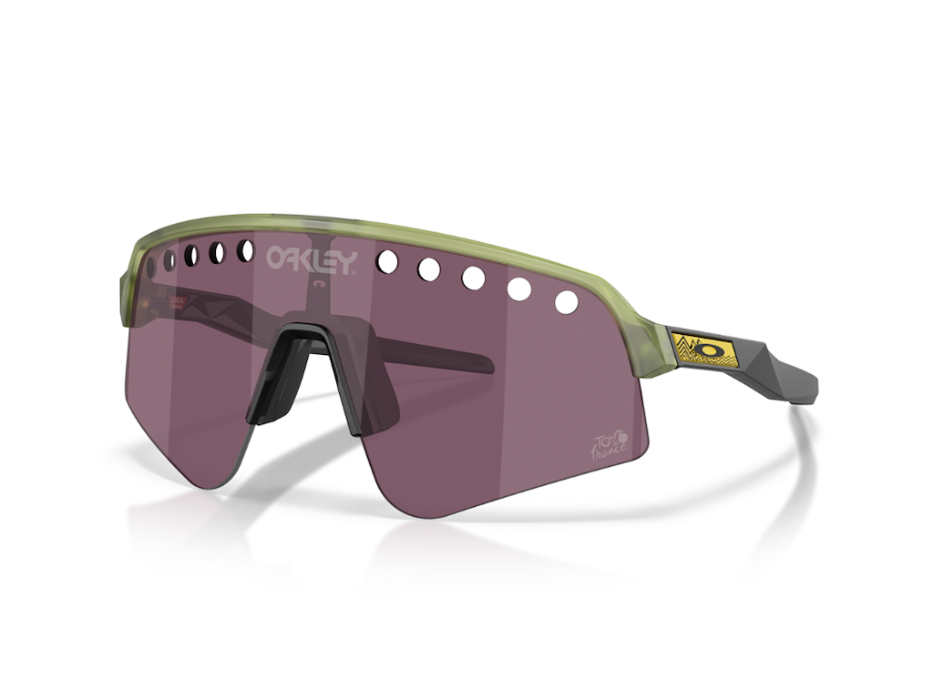 Oakley Sutro Lite Sweep TdF 2026 - Cykelbriller - Herre - Matte Translucent Fern/PRIZM Road Black