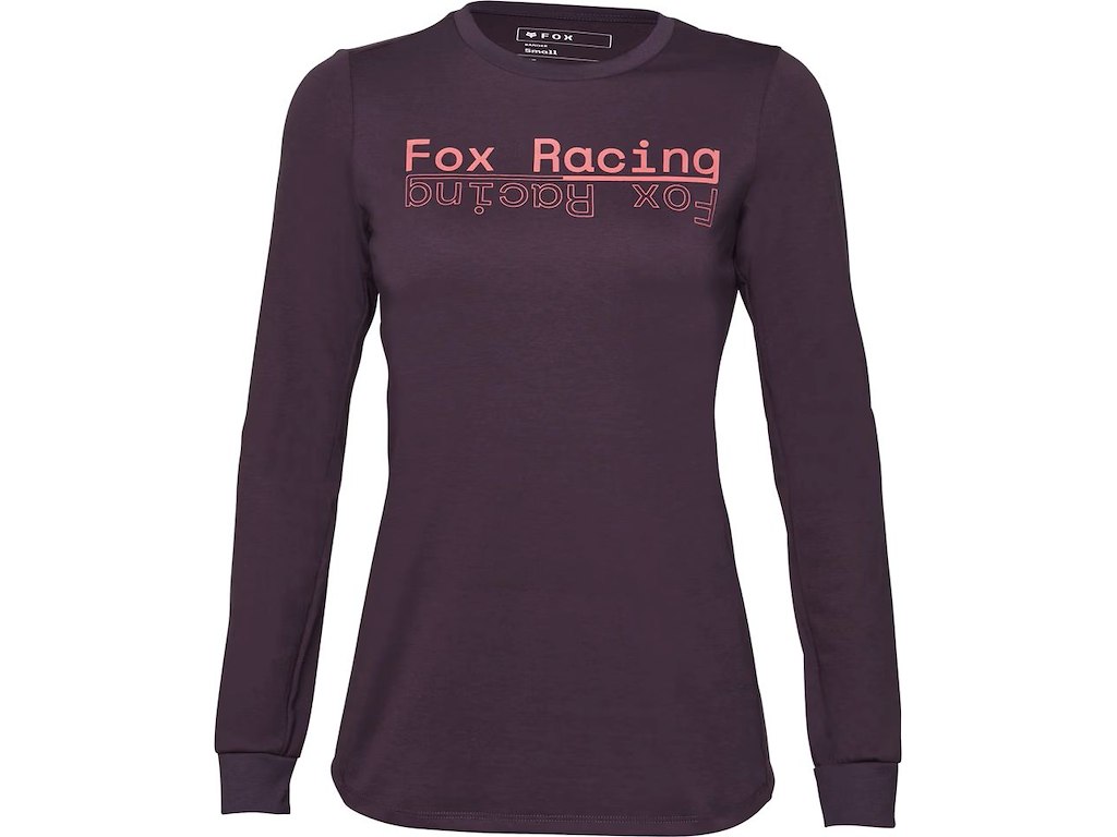Fox Ranger Drirelease langærmet cykeltrøje Dark Purple dame Størrelse XL Fox Ranger Drirelease langærmet cykeltrøje Dark Purple dame Størrelse XL