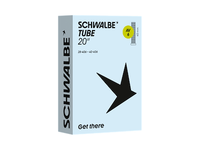 Schwalbe slange 20" (28/40-406) med 40mm lang Autoventil AV6