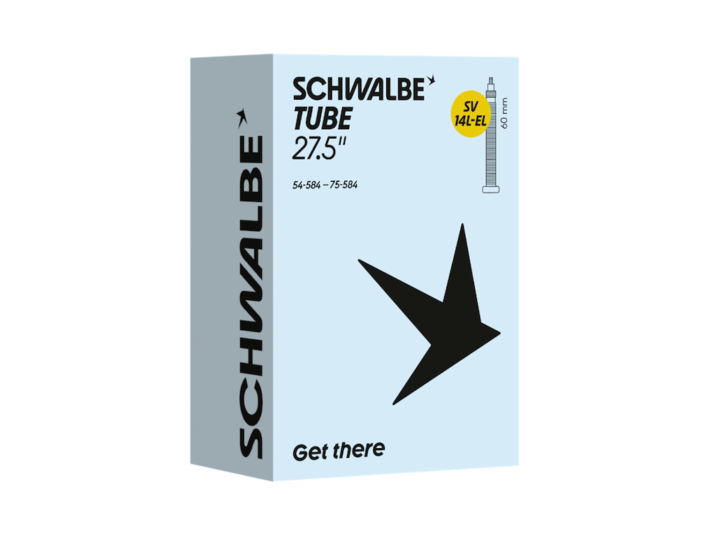 Schwalbe Extra Light slange 27,5" (54/75-584) med 60mm lang racerventil SV14L-EL