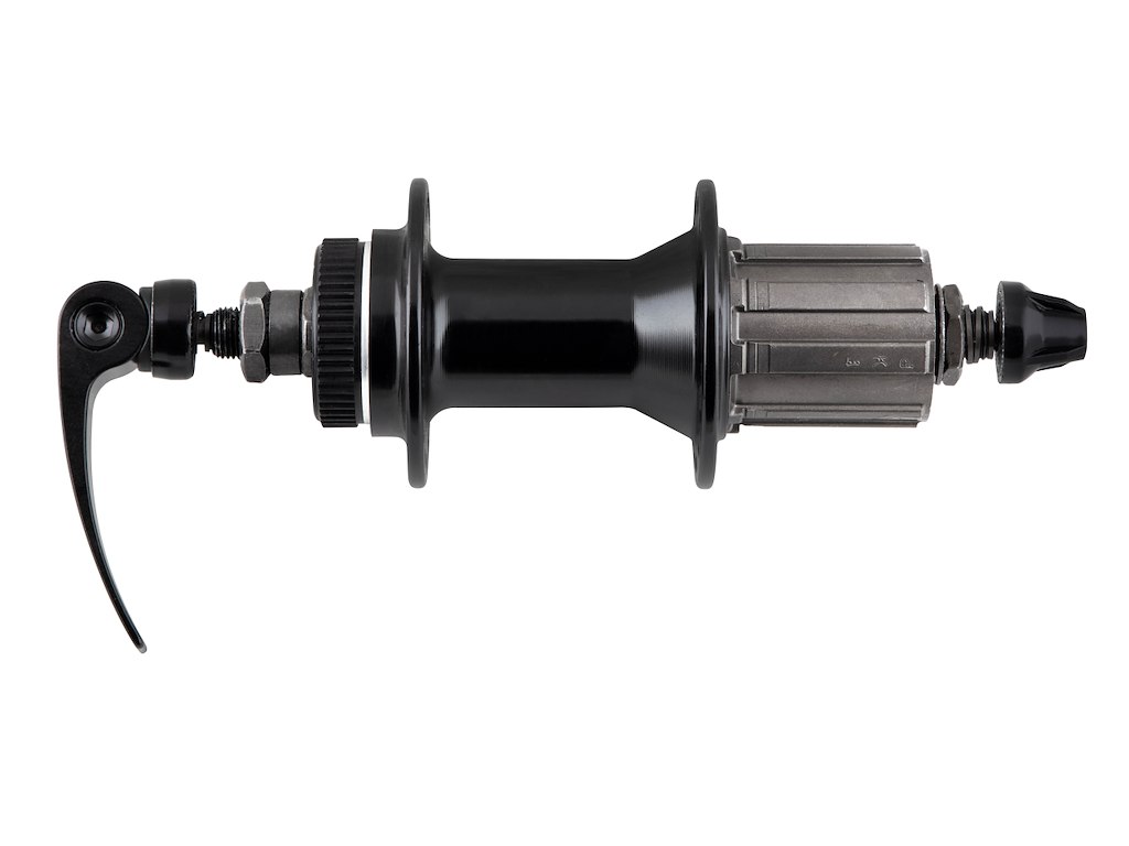 FORCE bagnav V-bremse til 8-11 gear med gummiforseglede lejer Quick release og 32 eger huller - Sort