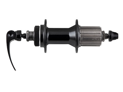 FORCE bagnav V-bremse til 8-11 gear med gummiforseglede lejer Quick release og 32 eger huller - Sort