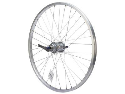 Contec 24" baghjul - Aluminiumsfælg - 19-507 - Shimano Nexus 3 gear - Sølv